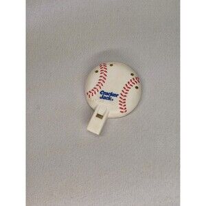 Vintage Collectable Kids 2000 Cracker Jack baseball whistle prize WORKS fun toy